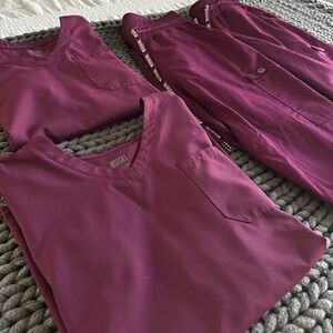 Med Cotoure Wine scrub sets